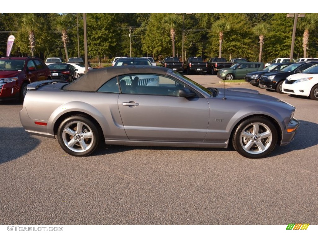 2007 Mustang GT Premium Convertible - Alloy Metallic / Dark Charcoal photo #2
