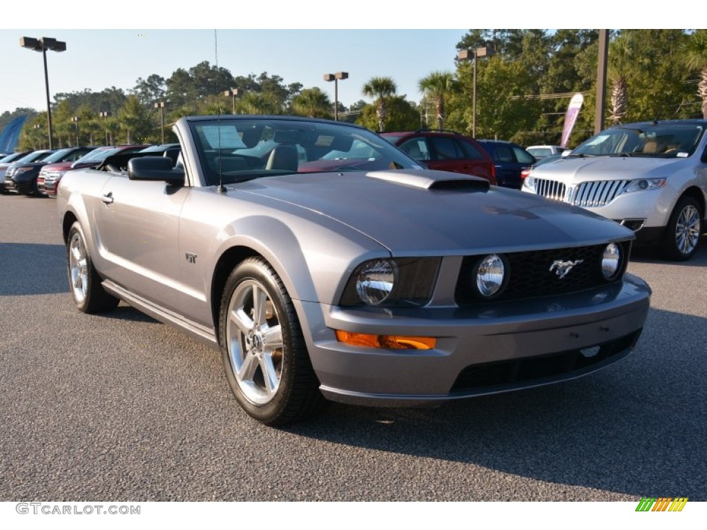 2007 Mustang GT Premium Convertible - Alloy Metallic / Dark Charcoal photo #3