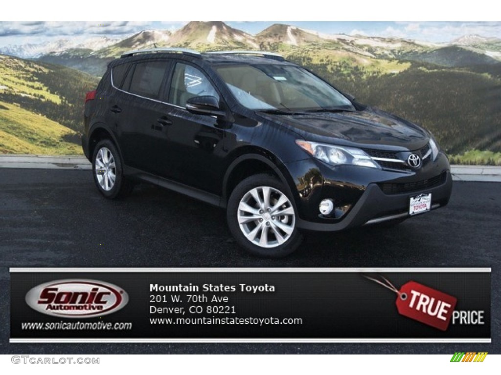 2015 RAV4 Limited AWD - Black / Ash photo #1