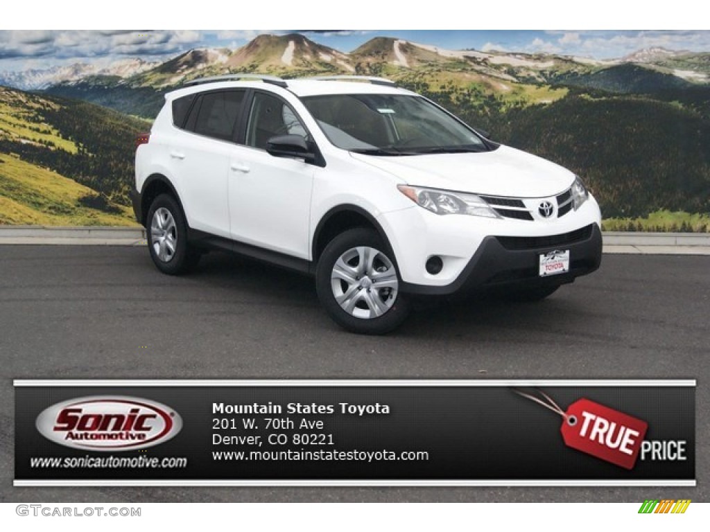 Super White Toyota RAV4