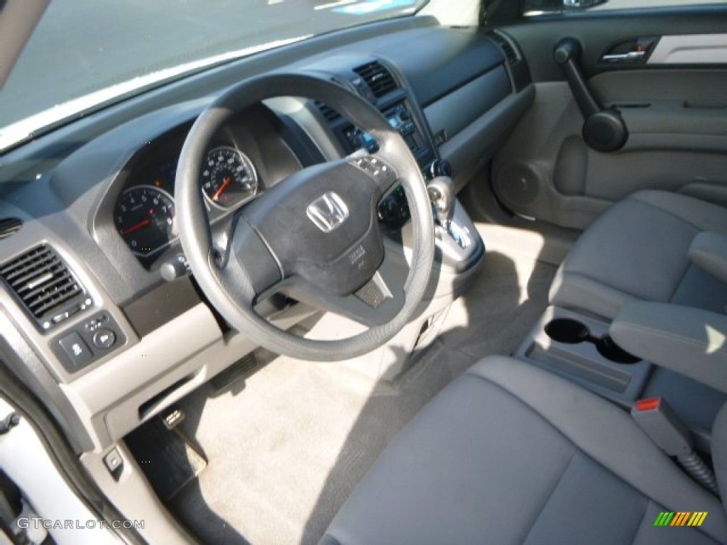 2009 CR-V EX 4WD - Taffeta White / Gray photo #15