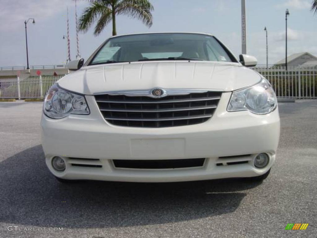2008 Sebring Limited Hardtop Convertible - Stone White / Medium Pebble Beige/Cream photo #9