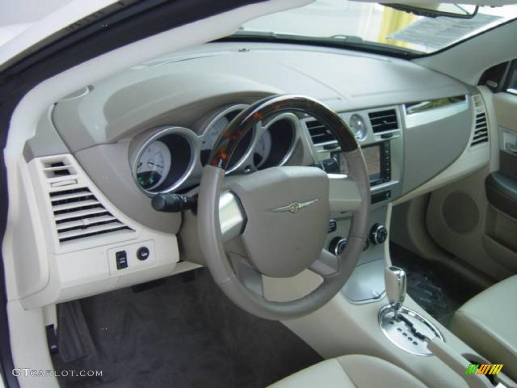 2008 Sebring Limited Hardtop Convertible - Stone White / Medium Pebble Beige/Cream photo #13