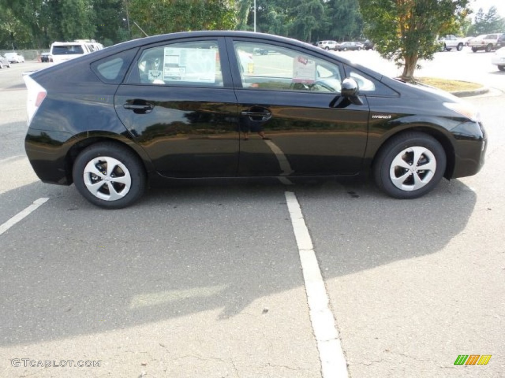 2015 Prius Three Hybrid - Black / Bisque photo #1