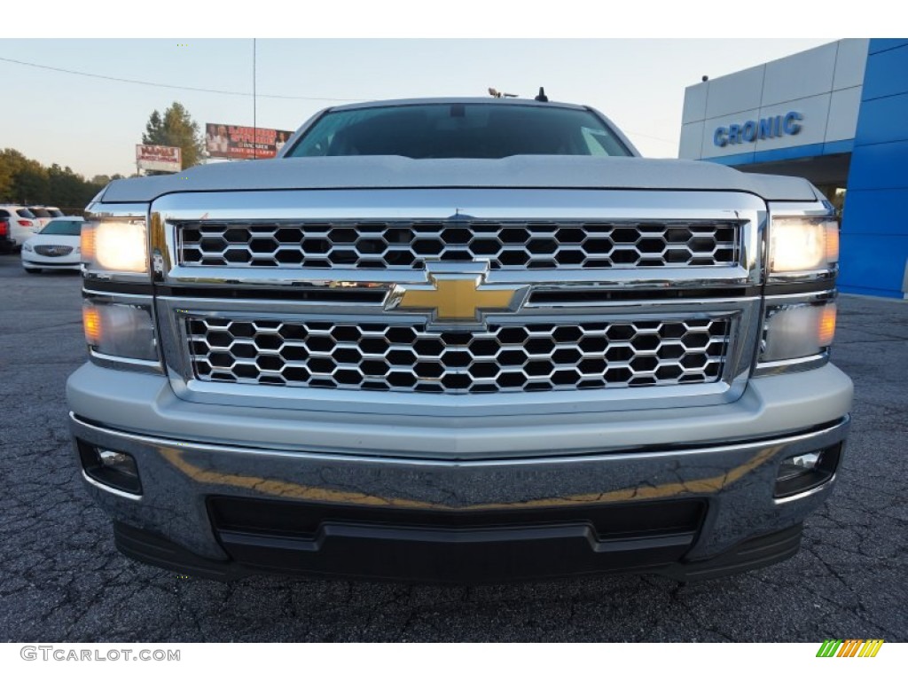 2015 Silverado 1500 LT Crew Cab - Silver Ice Metallic / Jet Black photo #2