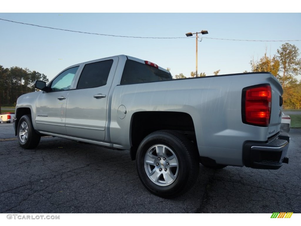 2015 Silverado 1500 LT Crew Cab - Silver Ice Metallic / Jet Black photo #4