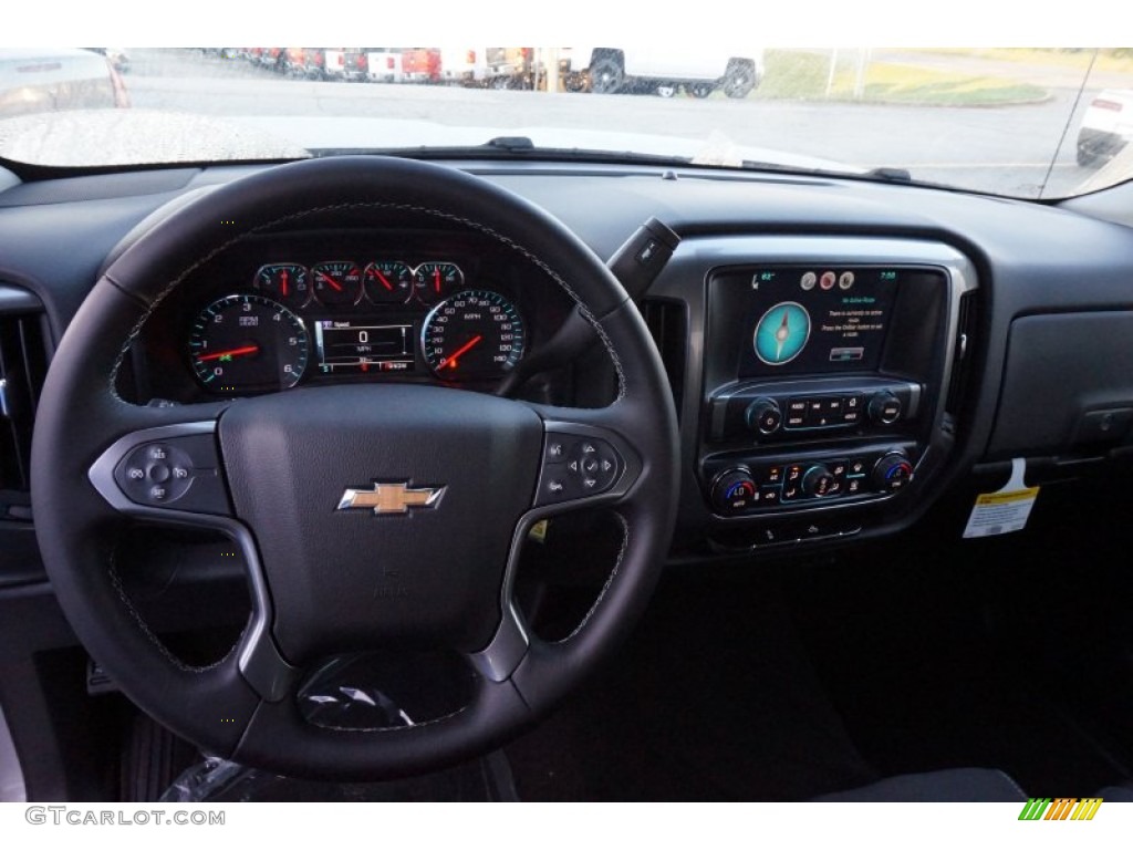 2015 Silverado 1500 LT Crew Cab - Silver Ice Metallic / Jet Black photo #9