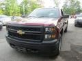 2015 Deep Ruby Metallic Chevrolet Silverado 1500 WT Double Cab 4x4  photo #2