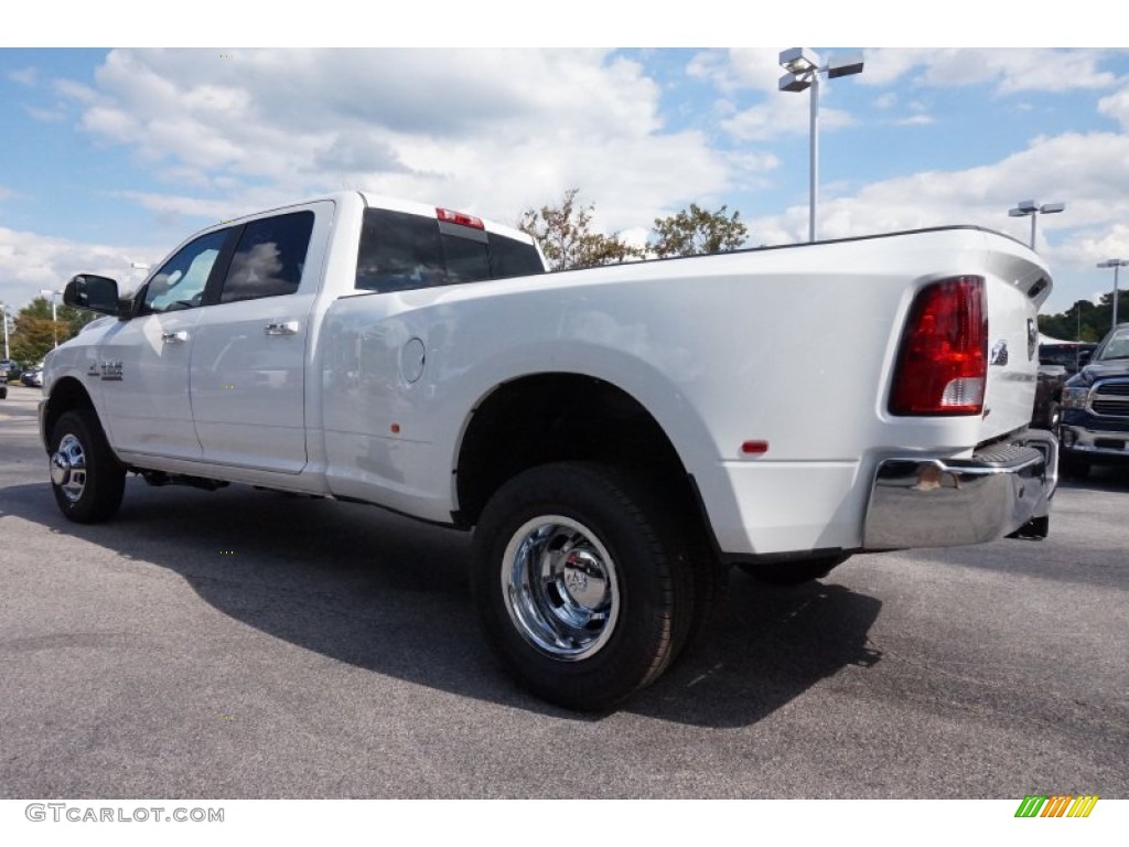 Bright White 2015 Ram 3500 Big Horn Crew Cab 4x4 Dual Rear Wheel Exterior Photo #97843380