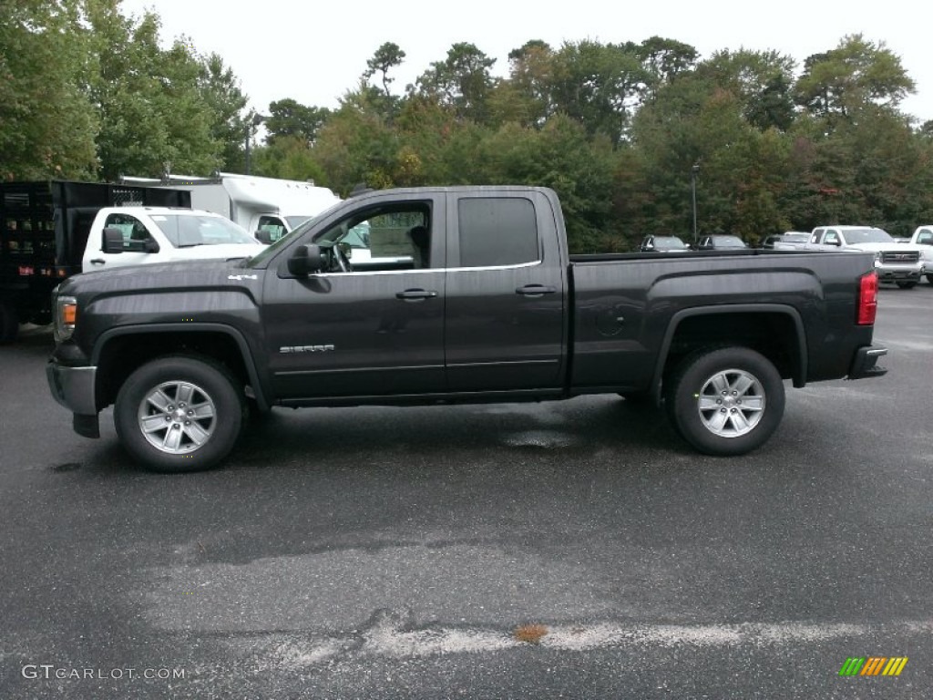 Iridium Metallic 2015 GMC Sierra 1500 SLE Double Cab 4x4 Exterior Photo #97843587