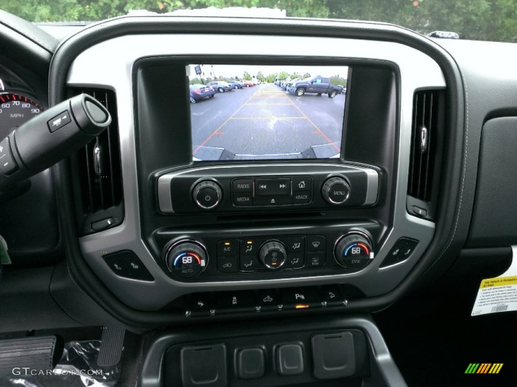 2015 GMC Sierra 1500 SLT Double Cab 4x4 Controls Photo #97844055