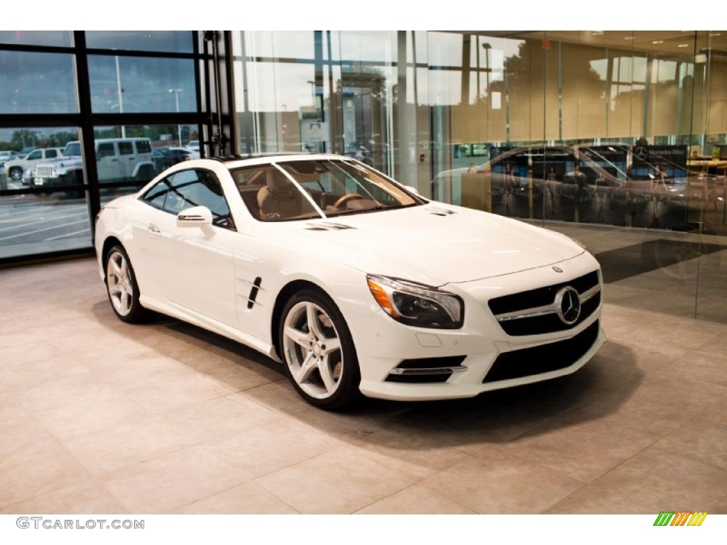 Polar White 2015 Mercedes-Benz SL 550 Roadster Exterior Photo #97844586