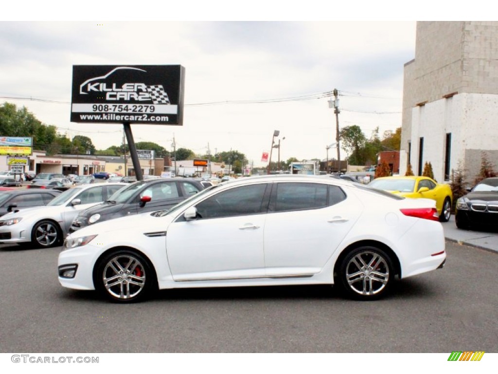 2013 Optima SX - Snow White Pearl / White photo #4