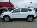 2015 Bright White Jeep Cherokee Latitude 4x4  photo #2