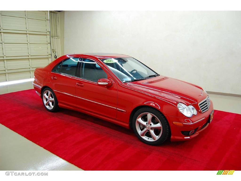 2006 C 230 Sport - Mars Red / Black photo #1