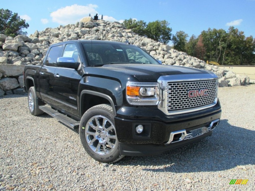 2015 Sierra 1500 Denali Crew Cab 4x4 - Onyx Black / Cocoa/Dune photo #1