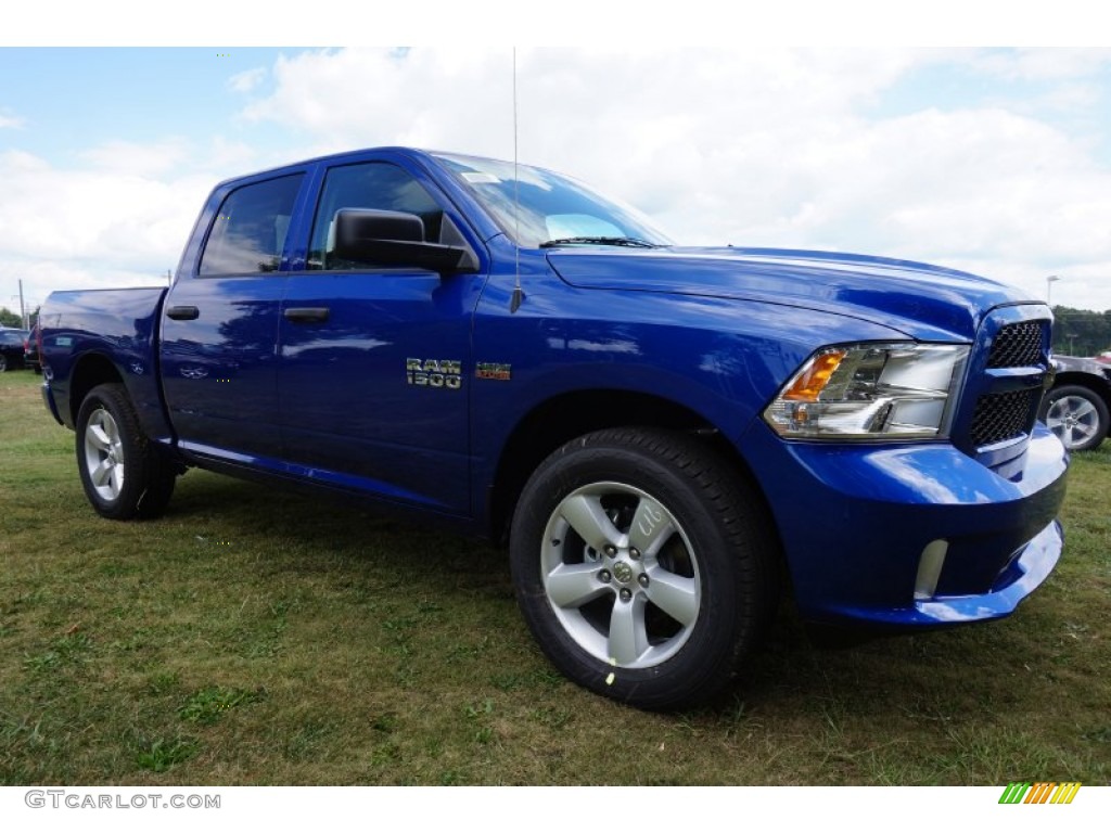 Blue Streak Pearl Coat 2014 Ram 1500 Express Crew Cab Exterior Photo #97846707