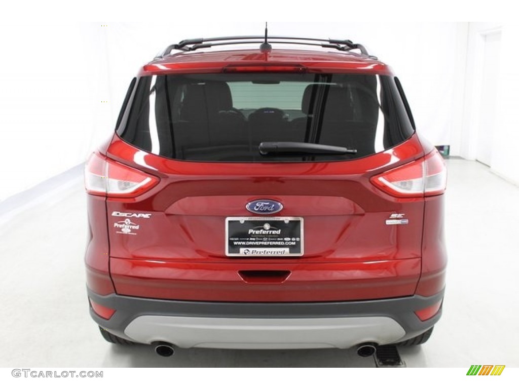 2013 Escape SE 2.0L EcoBoost 4WD - Ruby Red Metallic / Medium Light Stone photo #7