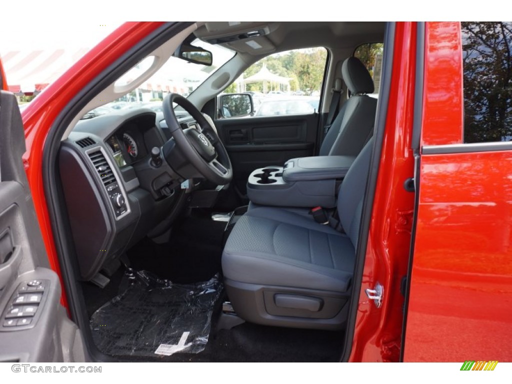 2014 1500 Express Crew Cab - Flame Red / Black/Diesel Gray photo #7