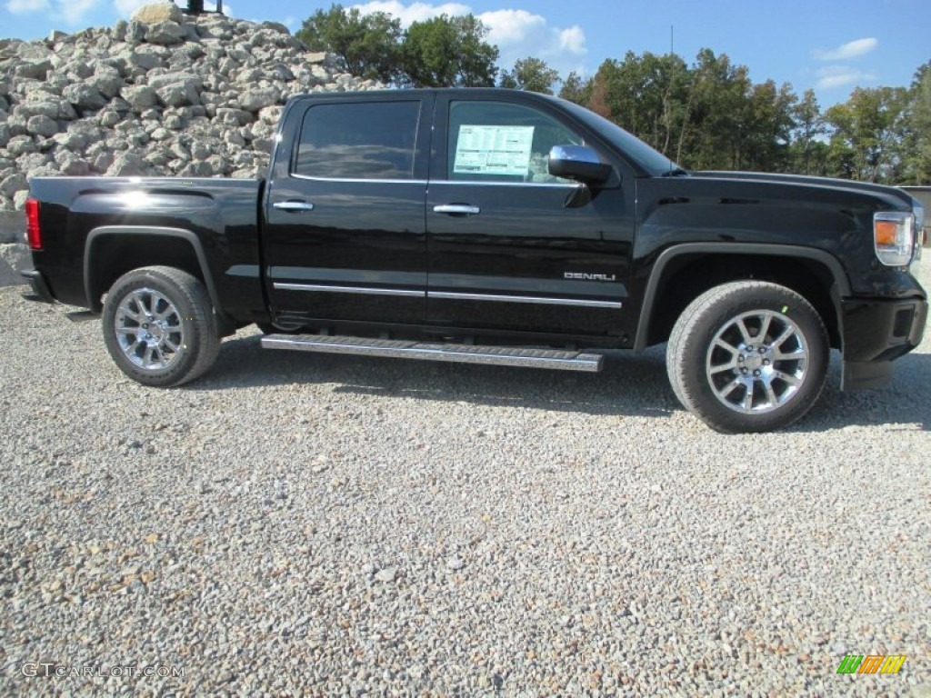 Onyx Black 2015 GMC Sierra 1500 Denali Crew Cab 4x4 Exterior Photo #97847244