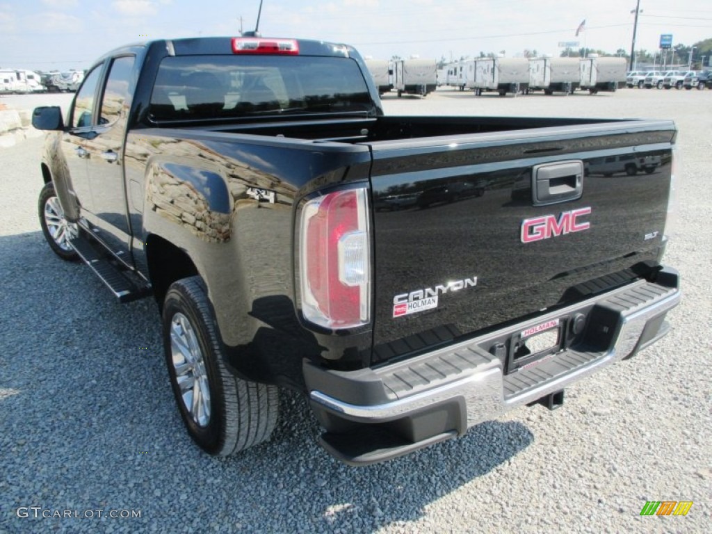Onyx Black 2015 GMC Canyon SLT Crew Cab 4x4 Exterior Photo #97847940
