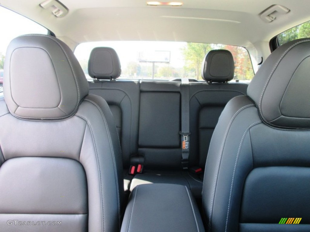 Jet Black Interior 2015 GMC Canyon SLT Crew Cab 4x4 Photo #97848084