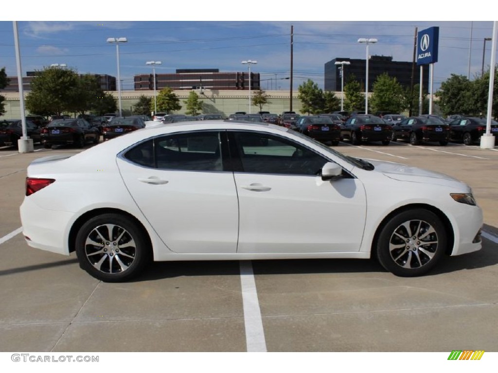 2015 TLX 2.4 - Bellanova White Pearl / Espresso photo #8