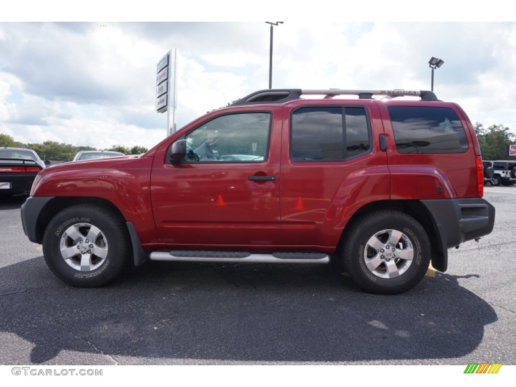 2009 Xterra X - Red Brick / Graphite/Steel photo #4