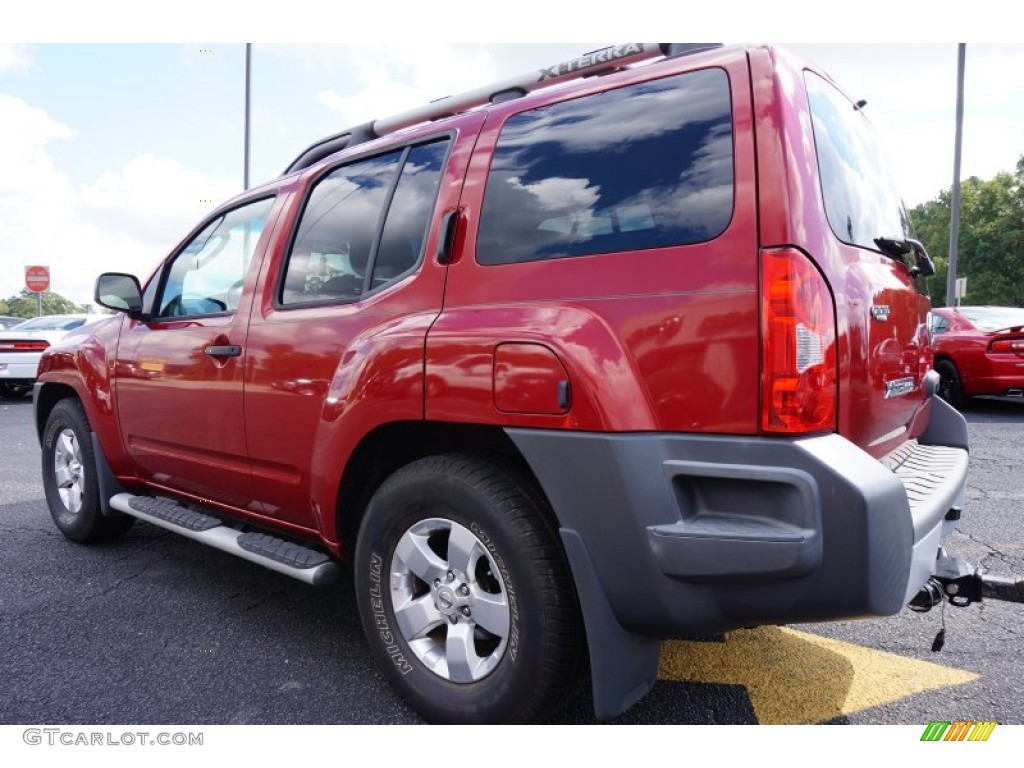 2009 Xterra X - Red Brick / Graphite/Steel photo #5