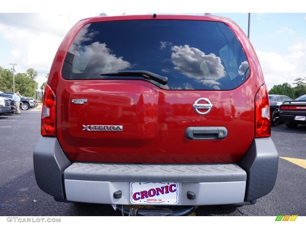 2009 Xterra X - Red Brick / Graphite/Steel photo #6