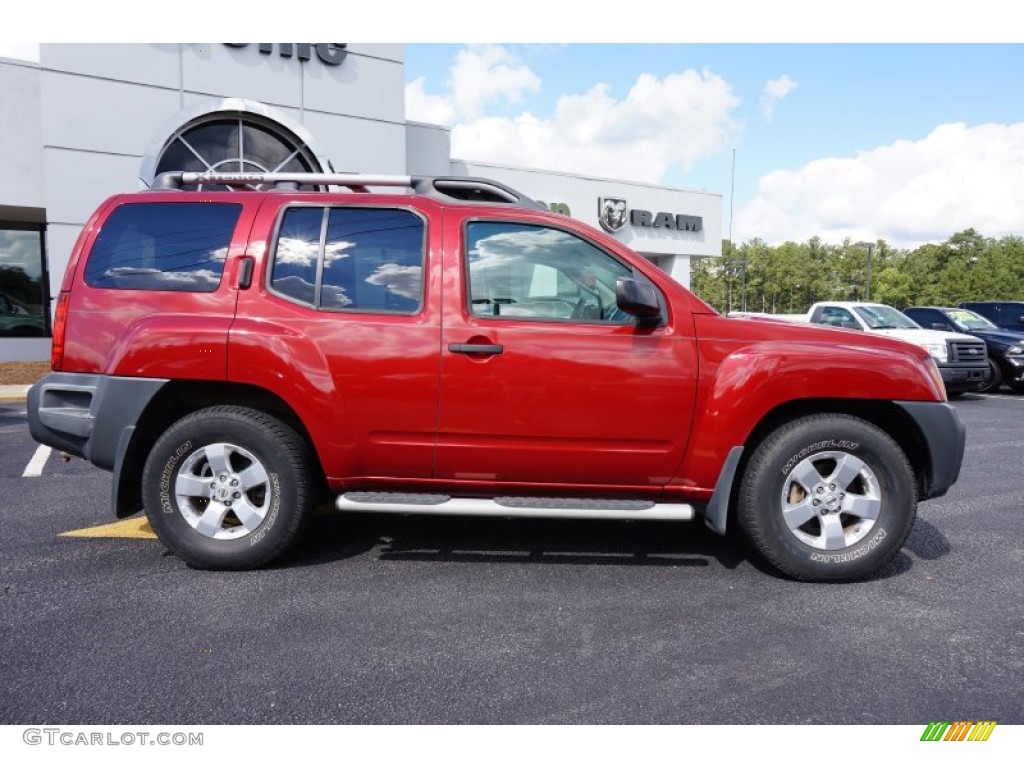 2009 Xterra X - Red Brick / Graphite/Steel photo #8