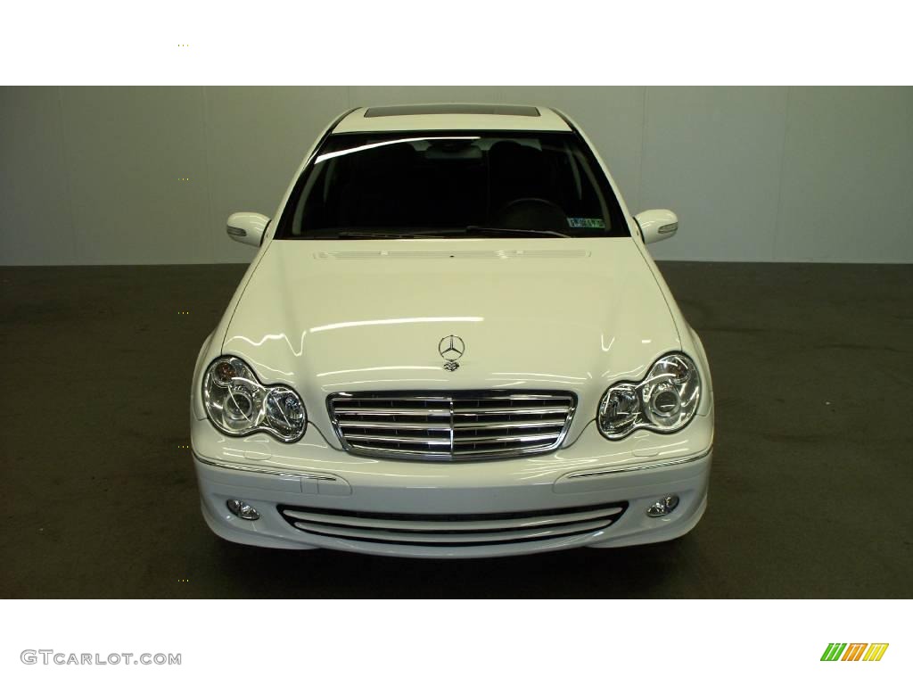2006 C 280 4Matic Luxury - Alabaster White / Black photo #1