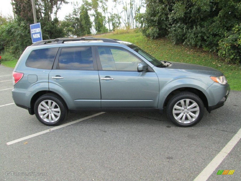 2011 Forester 2.5 X Premium - Sage Green Metallic / Platinum photo #5