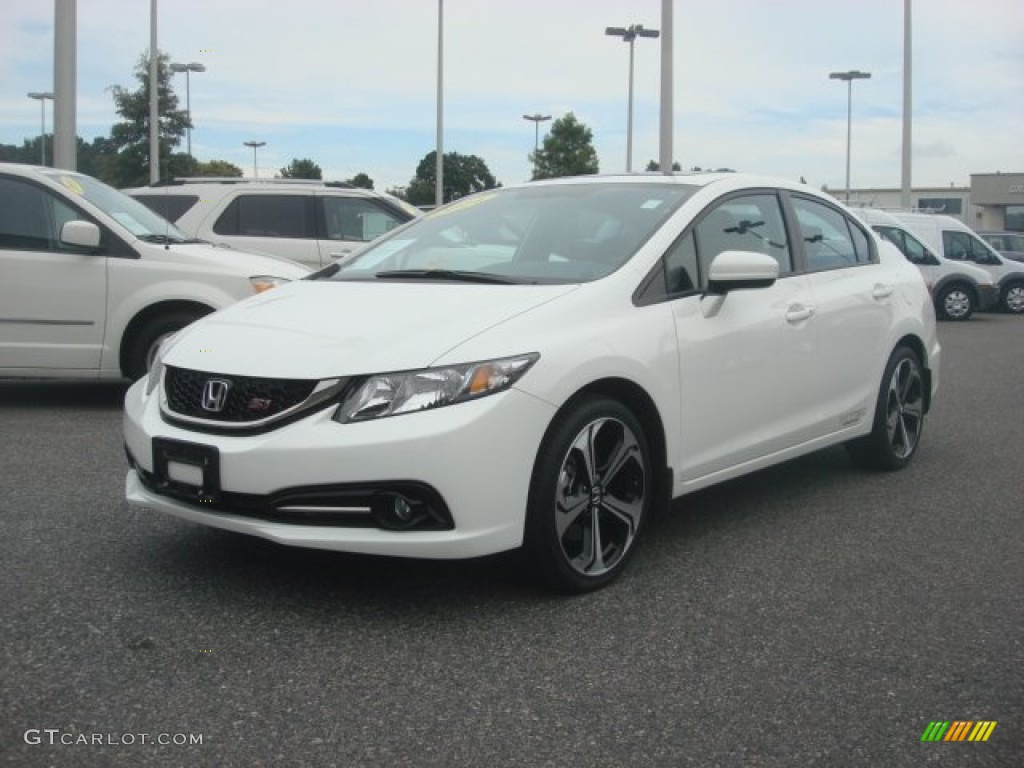 Taffeta White 2014 Honda Civic Si Sedan Exterior Photo #97850706
