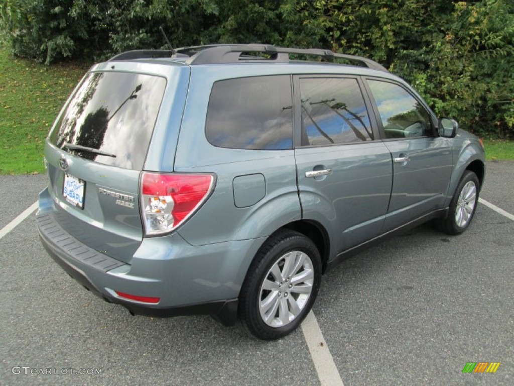 2011 Forester 2.5 X Premium - Sage Green Metallic / Platinum photo #6