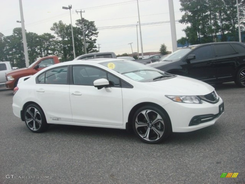 Taffeta White 2014 Honda Civic Si Sedan Exterior Photo #97850787