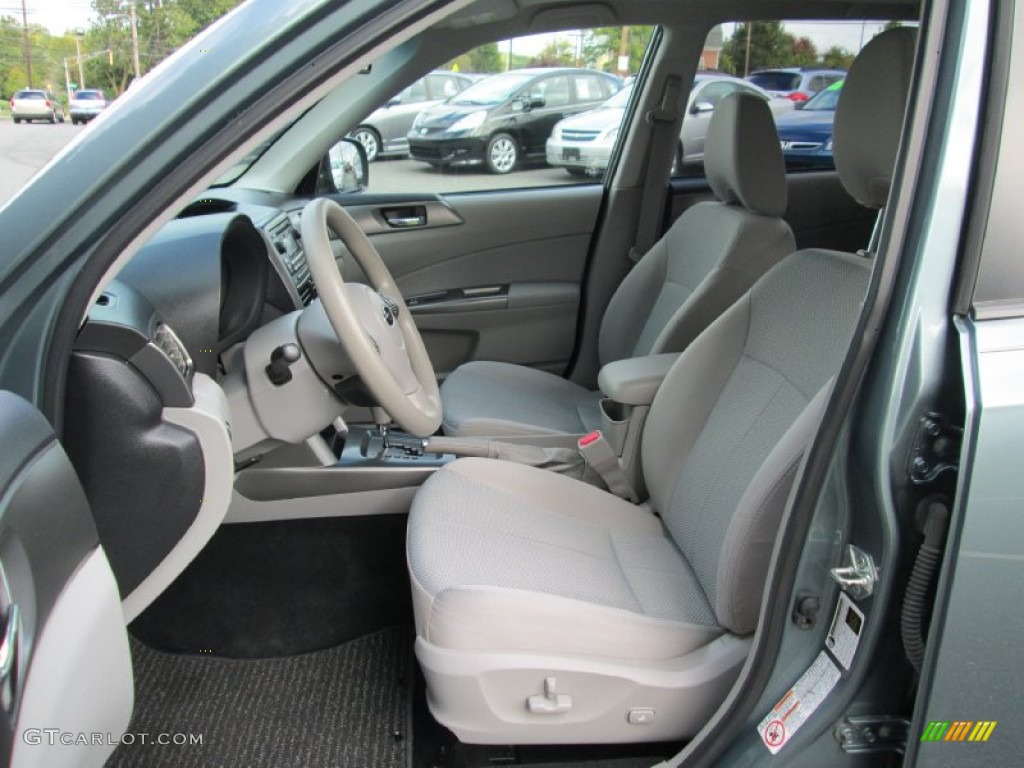 2011 Forester 2.5 X Premium - Sage Green Metallic / Platinum photo #11