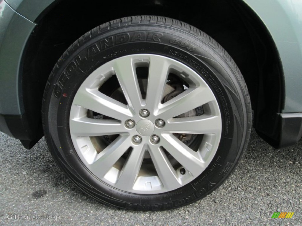 2011 Forester 2.5 X Premium - Sage Green Metallic / Platinum photo #22