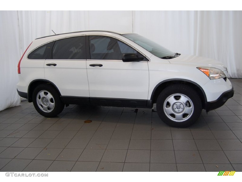 2008 CR-V LX - Taffeta White / Gray photo #6