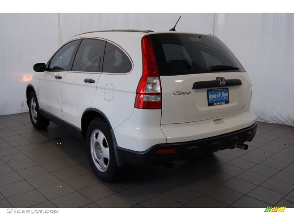 2008 CR-V LX - Taffeta White / Gray photo #8