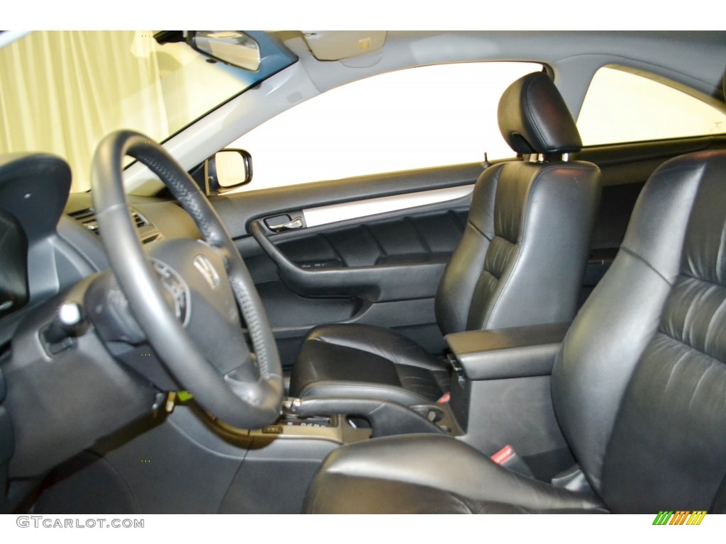 2006 Accord EX V6 Coupe - Nighthawk Black Pearl / Black photo #13