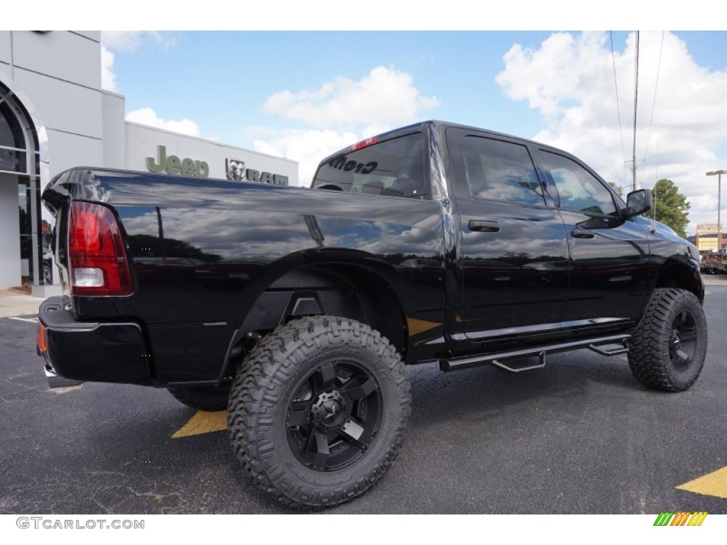 2014 1500 Express Crew Cab 4x4 - Black / Black/Diesel Gray photo #7