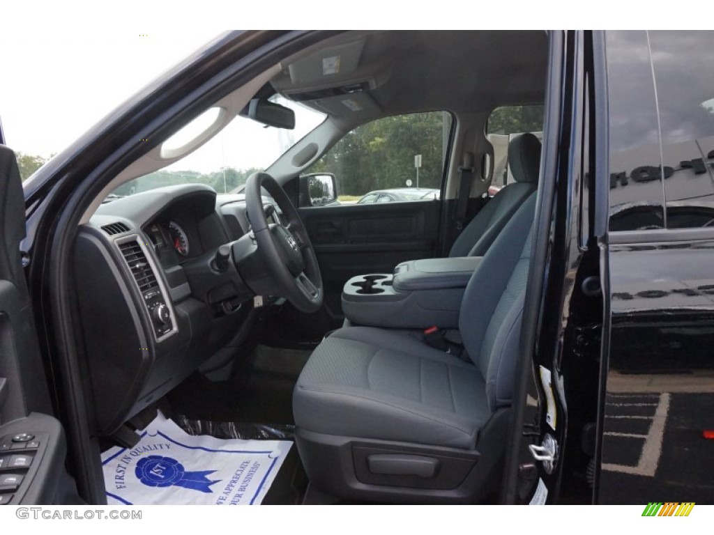 2014 1500 Express Crew Cab 4x4 - Black / Black/Diesel Gray photo #9