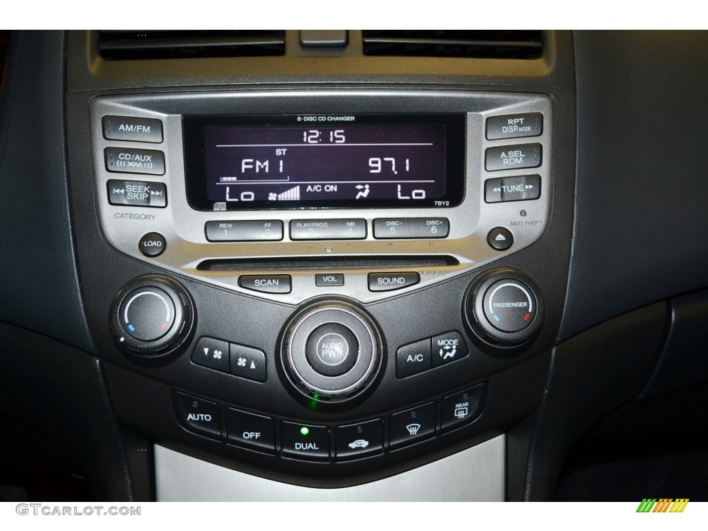 2006 Accord EX V6 Coupe - Nighthawk Black Pearl / Black photo #24