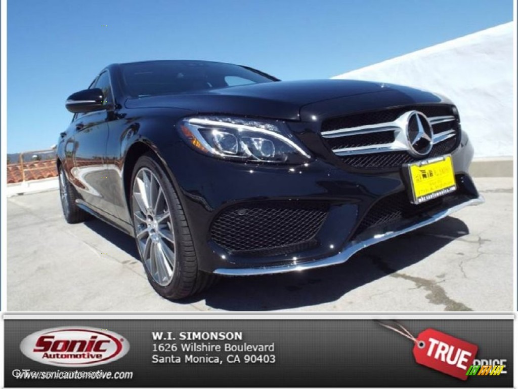 2015 C 400 4Matic - Black / Black photo #1