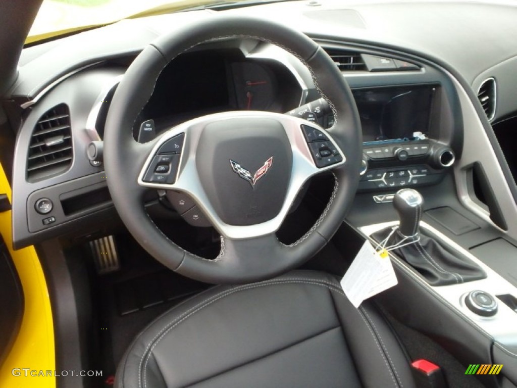 2015 Chevrolet Corvette Stingray Coupe Z51 Jet Black Dashboard Photo #97854105