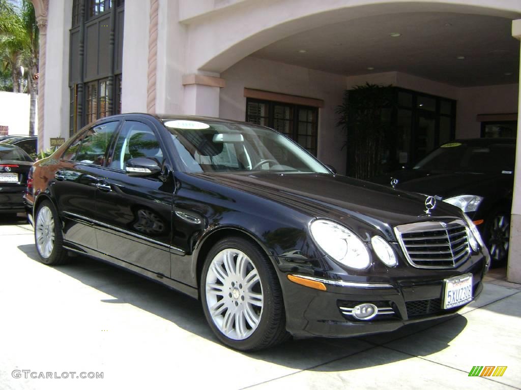 Black Mercedes-Benz E