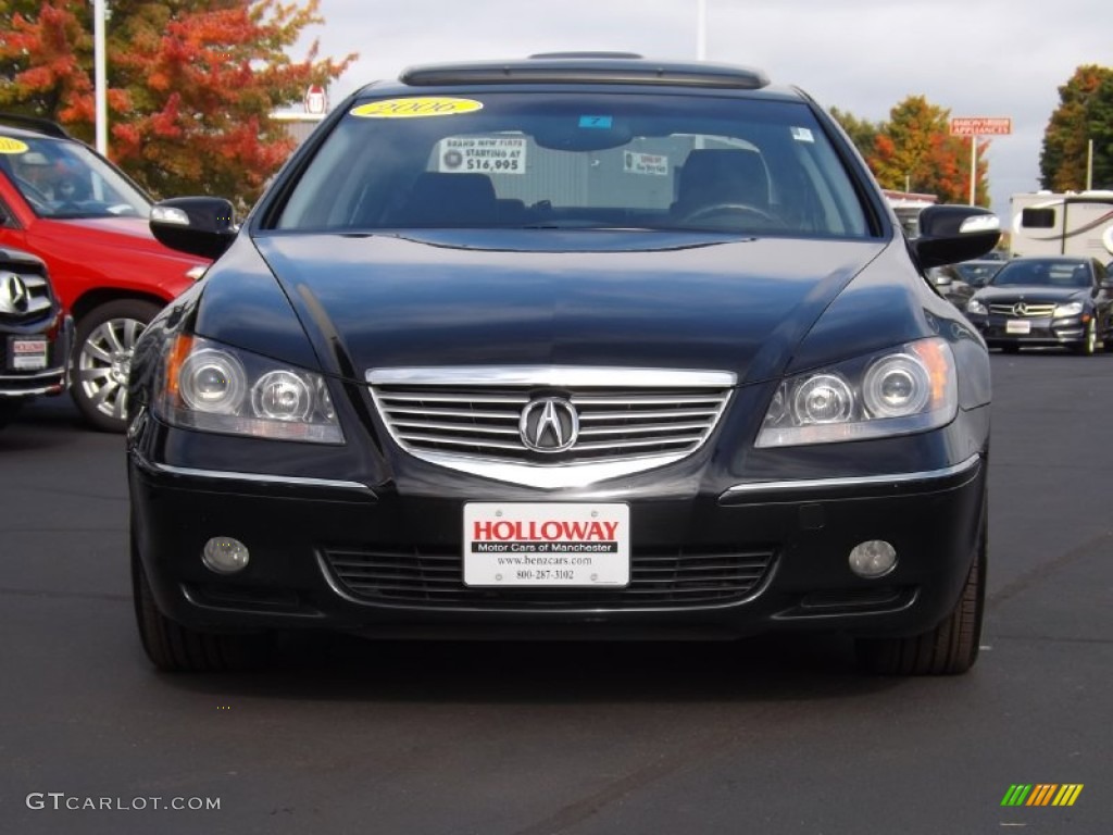 2006 RL 3.5 AWD Sedan - Nighthawk Black Pearl / Ebony photo #2