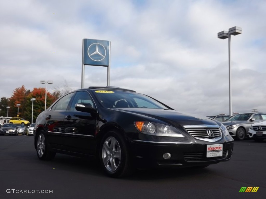 2006 RL 3.5 AWD Sedan - Nighthawk Black Pearl / Ebony photo #3