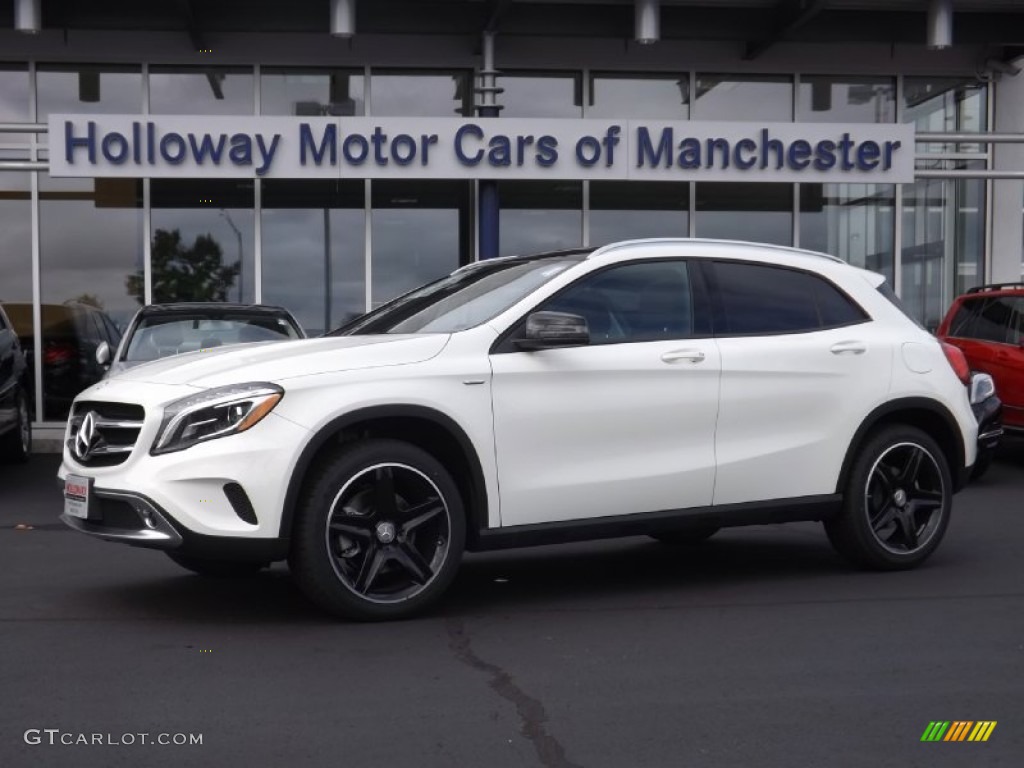 2015 GLA 250 4Matic - Cirrus White / Brown photo #1
